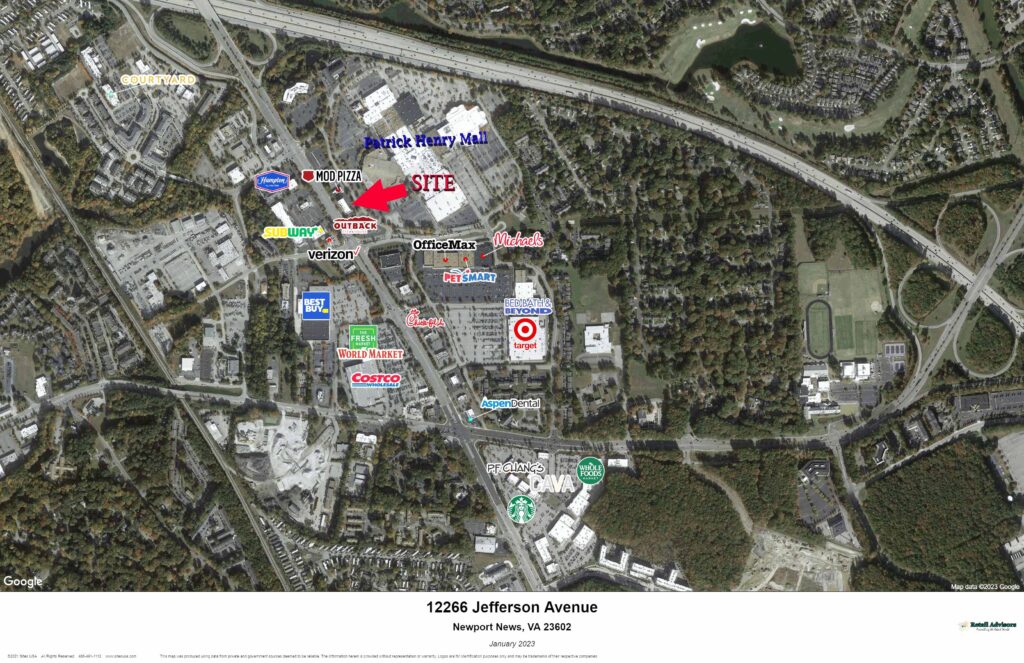 12266 Jefferson Ave Aerial zoomed out marked